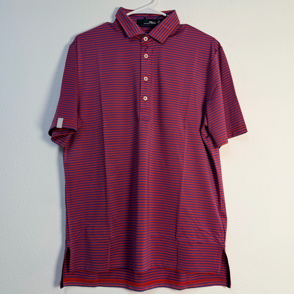 RLX Ralph Lauren Men's Polo Shirt‎ -Stripes golf dry fit athletic sport